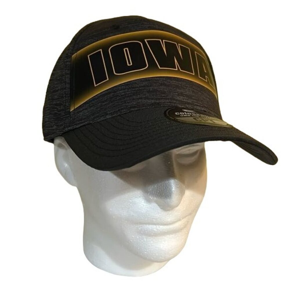 Iowa Hawkeyes Charcoal Gray Hat Performance New Colosseum
